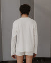 BASERANGE crew neck long sleeve T-shirt France BAS-TOBL-CO-WI24-UNDYED